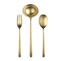 Mepra Mepra 108122003 Serving Set Fork Spoon & Ladle - Linea Ice Oro - 3 Piece 108122003